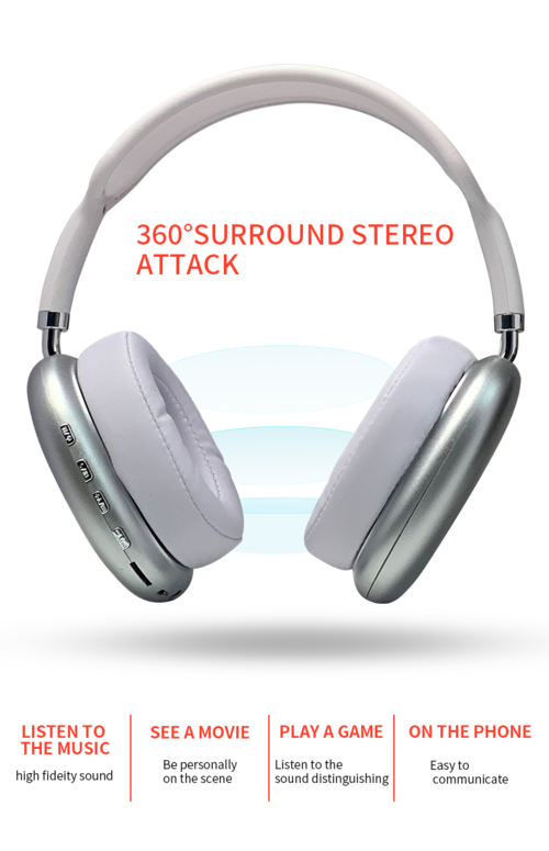 Casque sans fil Bluetooth stéréo